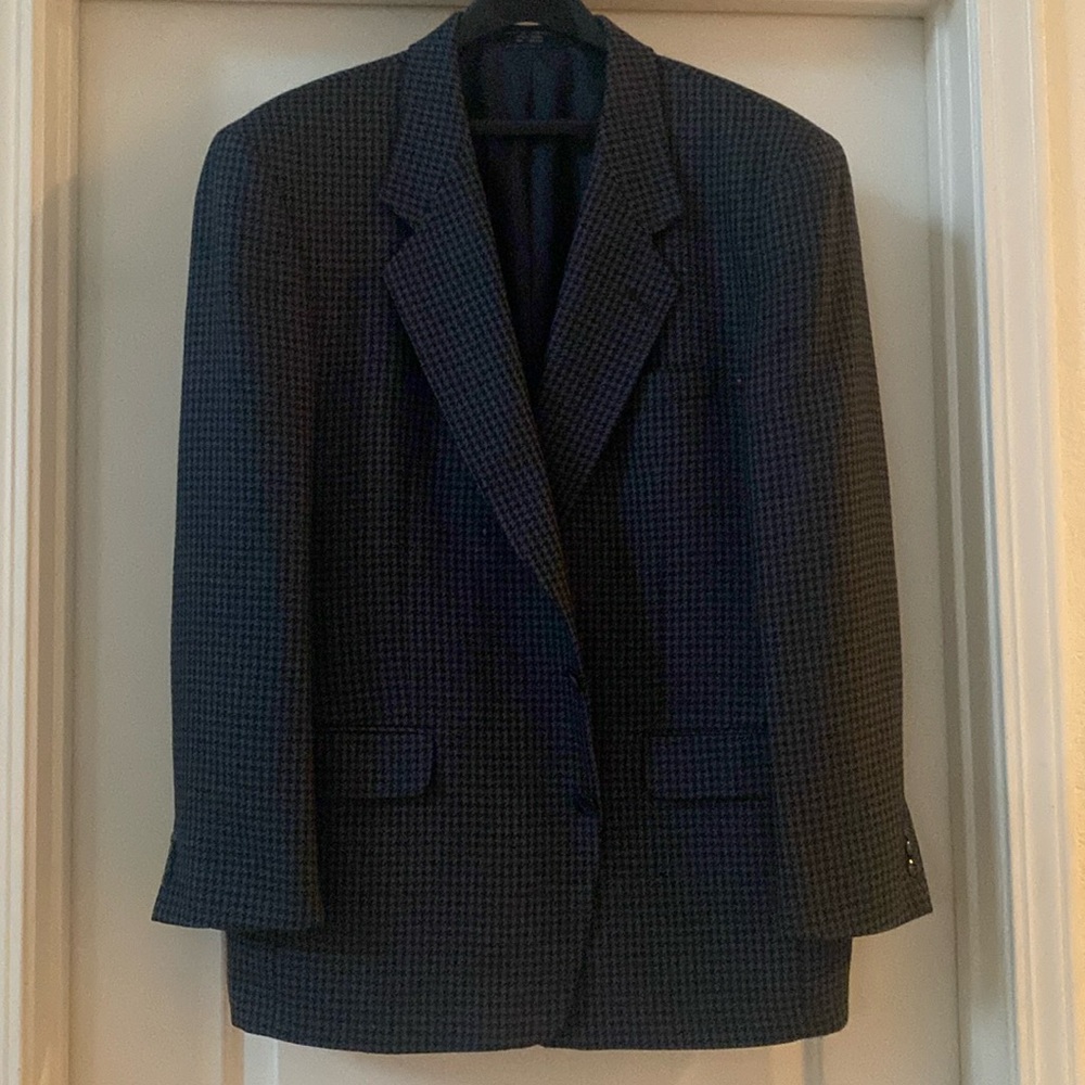 Jones New York Vintage 100% Wool‎ Blazer Suit Jacket